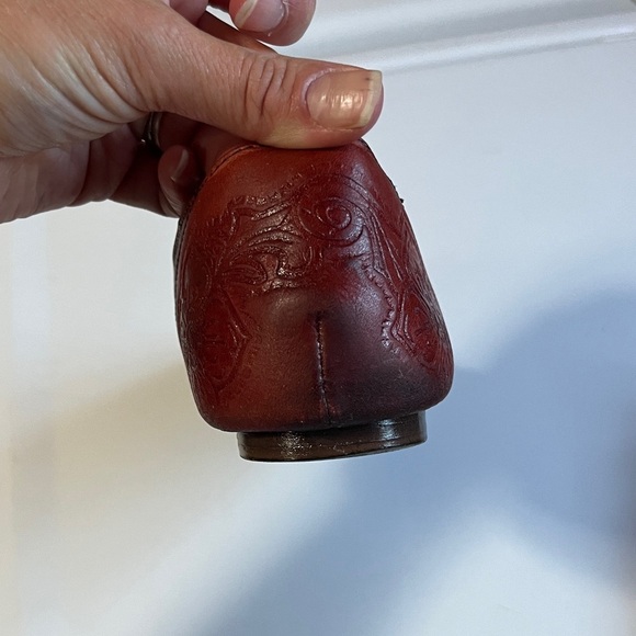 Born Women's Red Leather Loafers - Picture 5 of 12